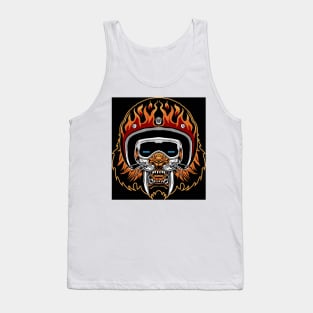 tiger black Tank Top